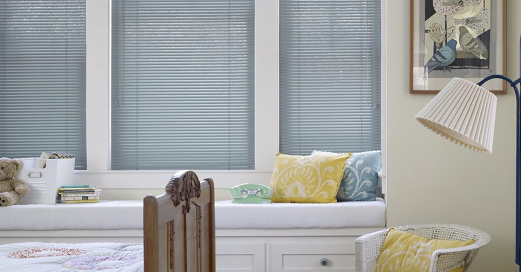 Aluminum Blinds in kids bedroom